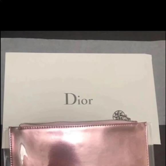dior cosmetic pouch bag new pink - Picture 3 of 4
